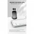 K68 Wireless Headset Lavalier Retractable Single Sport Earphone Multifunctional Clip Headset Tf Card MP3 Player White