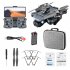 K7 RC  Drone 5g Wifi 4k Hd Professional Camera Led Light 2 4g Signal 3 axis Anti shake Gimbal Esc With Optical Flow Quadcopter Orange Dual Camera 1 Battery