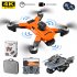 K7 RC  Drone 5g Wifi 4k Hd Professional Camera Led Light 2 4g Signal 3 axis Anti shake Gimbal Esc With Optical Flow Quadcopter black dual camera 1 battery