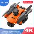 K7 RC  Drone 5g Wifi 4k Hd Professional Camera Led Light 2 4g Signal 3 axis Anti shake Gimbal Esc With Optical Flow Quadcopter black dual camera 1 battery