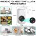 K7 Security Camera Wi Fi Surveillance Camera Siren Alert Night Vision Smart 1080P HD Cams Dual Lighting Clear Recording 360  Rotation Smart Camera For Home Outdo