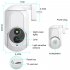 K7 Security Camera Wi Fi Surveillance Camera Siren Alert Night Vision Smart 1080P HD Cams Dual Lighting Clear Recording 360  Rotation Smart Camera For Home Outdo