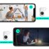 K7 Security Camera Wi Fi Surveillance Camera Siren Alert Night Vision Smart 1080P HD Cams Dual Lighting Clear Recording 360  Rotation Smart Camera For Home Outdo