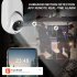 K8 Light Bulb Security Camera Rotate 360  Left Right Rotate 90  Up Down Light Socket Camera Night Vision Siren Auto Tracking HD Wifi Outdoor Indoor Light Bulb Cam