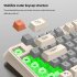 K82 Gaming Keyboard 94 Keys Portable Wired Office Keyboard With Colorful RGB Backlight Mechanical Ultra Silence Keyboard Comfortable Typing Experience For Lapto