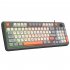 K82 Gaming Keyboard 94 Keys Portable Wired Office Keyboard With Colorful RGB Backlight Mechanical Ultra Silence Keyboard Comfortable Typing Experience For Lapto