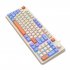 K82 Mechanical Keyboard Wired Compact PC Keyboard With Number Pad 94 Keys Mechanical Gaming Keyboard For Computer Laptop shimmerr