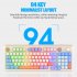 K82 Mechanical Keyboard Wired Compact PC Keyboard With Number Pad 94 Keys Mechanical Gaming Keyboard For Computer Laptop shimmerr