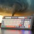 K82 Mechanical Keyboard Wired Compact PC Keyboard With Number Pad 94 Keys Mechanical Gaming Keyboard For Computer Laptop shimmerr