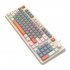 K82 Mechanical Keyboard Wired Compact PC Keyboard With Number Pad 94 Keys Mechanical Gaming Keyboard For Computer Laptop shimmerr