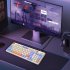 K82 Mechanical Keyboard Wired Compact PC Keyboard With Number Pad 94 Keys Mechanical Gaming Keyboard For Computer Laptop shimmerr