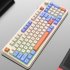 K82 Mechanical Keyboard Wired Compact PC Keyboard With Number Pad 94 Keys Mechanical Gaming Keyboard For Computer Laptop shimmerr