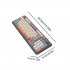 K82 Mechanical Keyboard Wired Compact PC Keyboard With Number Pad 94 Keys Mechanical Gaming Keyboard For Computer Laptop shimmerr