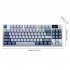 K86 Gaming Keyboard Colorful Backlight Mechanical 87 Keys Portable Wired Wireless Keyboard Silence Hot Swap Design Keyboard For Laptop PC Computer Tablet Busine