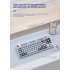 K86 Gaming Keyboard Colorful Backlight Mechanical 87 Keys Portable Wired Wireless Keyboard Silence Hot Swap Design Keyboard For Laptop PC Computer Tablet Busine