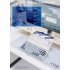 K86 Gaming Keyboard Colorful Backlight Mechanical 87 Keys Portable Wired Wireless Keyboard Silence Hot Swap Design Keyboard For Laptop PC Computer Tablet Busine