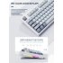 K86 Gaming Keyboard Colorful Backlight Mechanical 87 Keys Portable Wired Wireless Keyboard Silence Hot Swap Design Keyboard For Laptop PC Computer Tablet Busine
