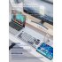 K86 Gaming Keyboard Colorful Backlight Mechanical 87 Keys Portable Wired Wireless Keyboard Silence Hot Swap Design Keyboard For Laptop PC Computer Tablet Busine