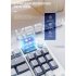 K86 Gaming Keyboard Colorful Backlight Mechanical 87 Keys Portable Wired Wireless Keyboard Silence Hot Swap Design Keyboard For Laptop PC Computer Tablet Busine