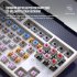 K87 Gaming Keyboard 3 mode Connection Hot Swappable RGB Backlit Keyboard for Laptop PC Orange K87rgb Banana axis