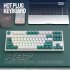 K87 Gaming Keyboard 3 mode Connection Hot Swappable RGB Backlit Keyboard for Laptop PC Orange K87rgb Banana axis