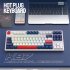 K87 Gaming Keyboard 3 mode Connection Hot Swappable RGB Backlit Keyboard for Laptop PC Orange K87rgb Banana axis