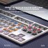 K87 Gaming Keyboard 3 mode Connection Hot Swappable RGB Backlit Keyboard for Laptop PC Orange K87rgb Banana axis