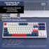 K87 Gaming Keyboard 3 mode Connection Hot Swappable RGB Backlit Keyboard for Laptop PC Green K87rgb Red axis