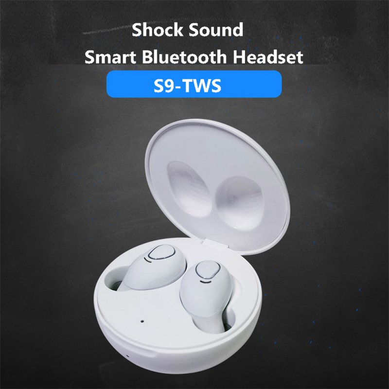 Macaron Candy Color S9-TWS Bluetooth Headset HIFI Stereo Bluetooth Headphones V5.0 Support Wireless  