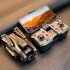 K9 RC Drone With 4K Dual Camera Folding RC Quadcopter With Headless Mode 4 way Obstacle Avoidance Flying Toys For Boys Girls black 2 batteries
