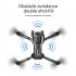 K9 RC Drone With 4K Dual Camera Folding RC Quadcopter With Headless Mode 4 way Obstacle Avoidance Flying Toys For Boys Girls black 2 batteries