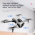 K9 RC Drone With 4K Dual Camera Folding RC Quadcopter With Headless Mode 4 way Obstacle Avoidance Flying Toys For Boys Girls gray 3 batteries
