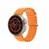 K9 Smart Watch 1 39 Inch Round Screen Bluetooth Calling Wireless Charging Sports Fitness Smartwatch Orange