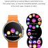 K9 Smart Watch 1 39 Inch Round Screen Bluetooth Calling Wireless Charging Sports Fitness Smartwatch Orange