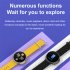 K9 Smart Watch 1 39 Inch Round Screen Bluetooth Calling Wireless Charging Sports Fitness Smartwatch Orange