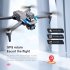 K911 Max Gps Drone 4k Professional Obstacle Avoidance 8k Dual Hd Camera Brushless Motor Foldable Quadcopter Rc Distance 1200m K911 2 batteries