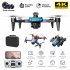 K911se Gps Drone with Camera 4k 360   Obstacle Avoidance Foldable Quadcopter with Brushless Motor 3 Batteries