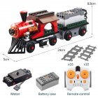 K96115 148pcs Technology App Remote Control Old Classic Train Rc Building Blocks Toy