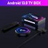 K98 Plus Home Smart Media Player Ultra HD Dual Wifi 8k Smart Tv Box for Android 13 0 Top Box US Plug 4 32gb