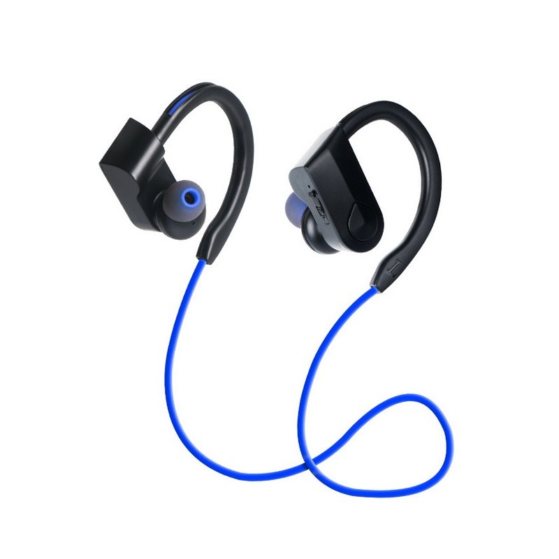 K98 Sports headset Sports Waterproof Wireless Bluetooth Stereo Headphones Headset Earphone blue