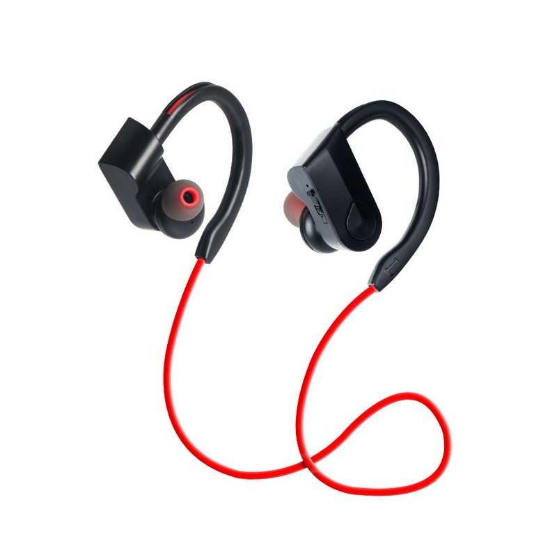 K98 Sports headset Sports Waterproof Wireless Bluetooth Stereo Headphones Headset Earphone red