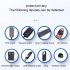 K99 Detector Radio Frequency Signal Wireless Camera Lens Gps Scanning Detector Multi Scene Detection Tool Black