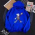KAWS Men Women Cartoon Hoodie Sweatshirt Walking Doll Thicken Autumn Winter Loose Pullover Orange S