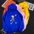 KAWS Men Women Cartoon Hoodie Sweatshirt Walking Doll Thicken Autumn Winter Loose Pullover Blue S