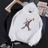 KAWS Men Women Hoodie Sweatshirt Walking Doll Cartoon Thicken Autumn Winter Loose Pullover White L