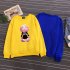 KAWS Men Women Hoodie Sweatshirt Cartoon Love Doll Thicken Autumn Winter Loose Pullover Blue M