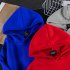 KAWS Men Women Sweatshirt Cartoon Animals Thicken Autumn Winter Loose Hoodie Pullover Red XL