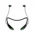 KB 01 Wireless Headphones Neck Cable Headphones Clear Sound Calling Headphones Waterproof Headphones Black