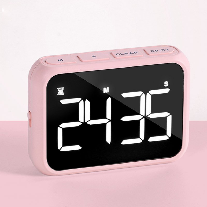 100-minute Led Digital Timer 3-levels Adjustable Volume Large Screen Count Up/down Kitchen Cooking Timer 