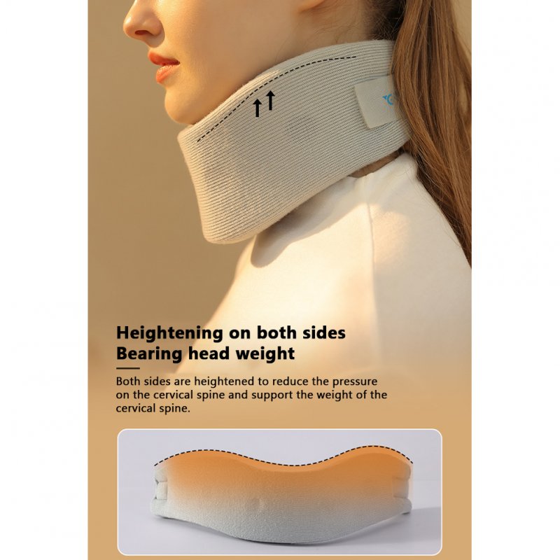 High Elastic Sponge Neck Stretcher 360 Degree Portable Breathable Neck Massager Gray Double Layer